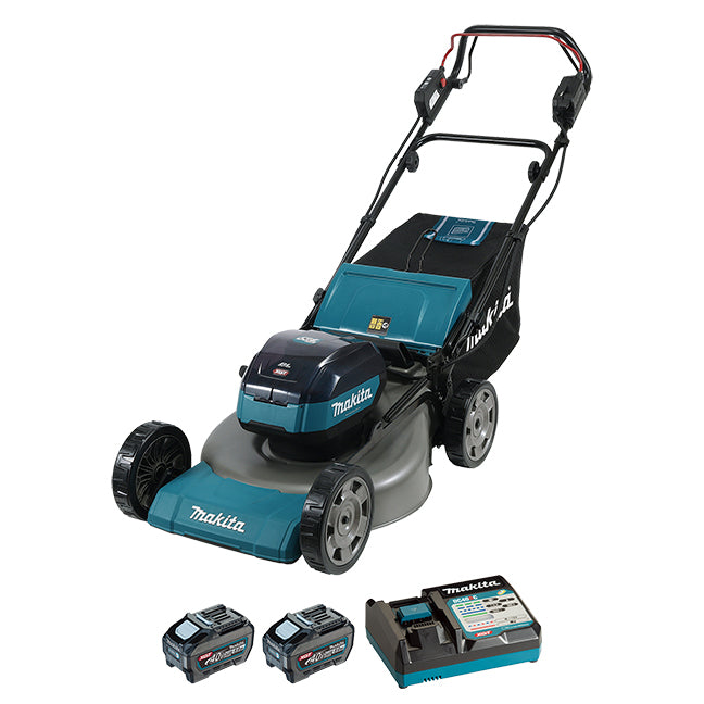 MAKITA - 40VMAX XGT BRUSHLESS 21" SELF-PROPELLED LAWN MOWER, 5.0AH X2KIT - LM002GT201