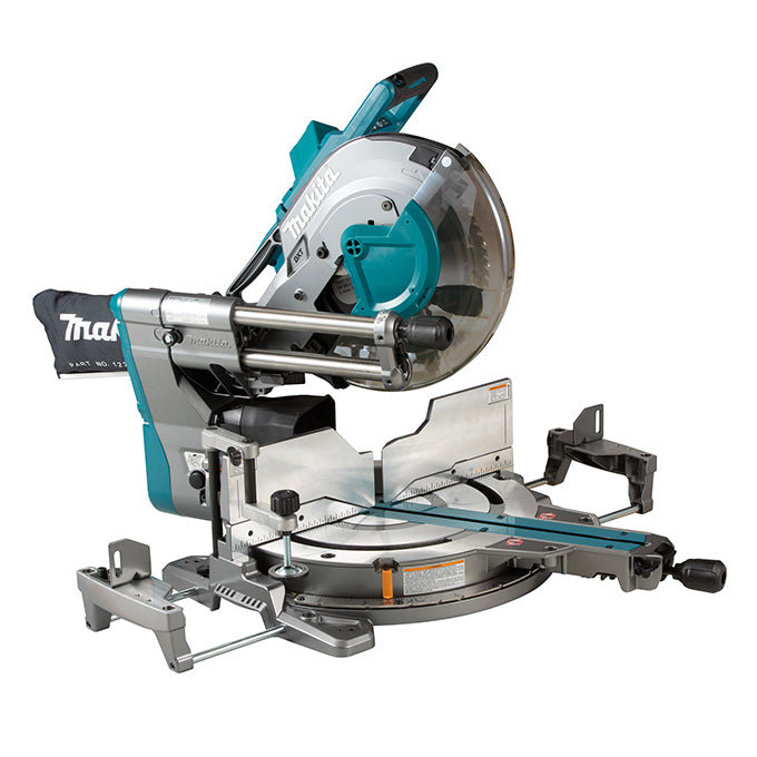 MAKITA - 40VMAX XGT BRUSHLESS 12" DUAL COMPOUND MITRE SAW W/AWS, TOOL ONLY - LS003GZ