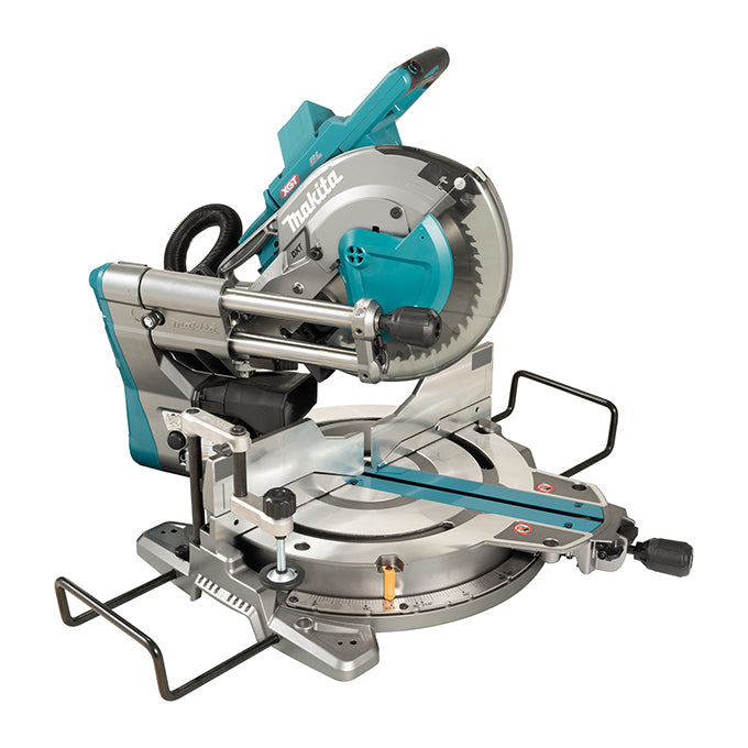 MAKITA - 40VMAX XGT BRUSHLESS 10" DUAL COMPOUND MITRE SAW W/AWS, TOOL ONLY - LS004GZ