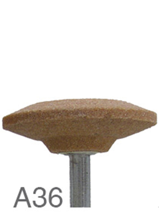 FLEXOVIT - 1-5/8X3/8X1/4 SHANK A36 WA60RV MOUNTED POINT - M0036