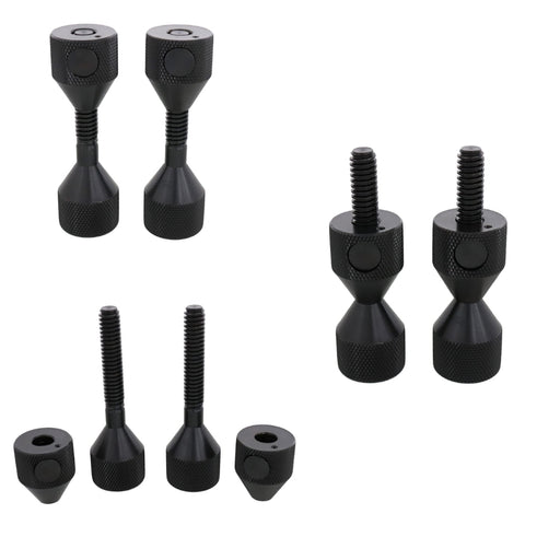 Mathey Dearman FIT-UP PRO TWO HOLE PINS - Flange Pins w/quick release (Carbon)