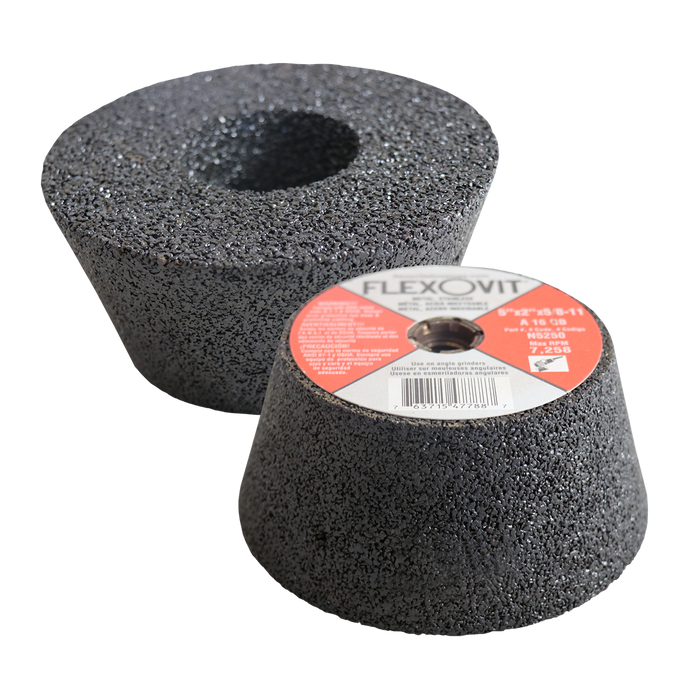 FLEXOVIT - 5X2X5/8-11 T-11 A16QB RESIN CUPSTONES - N5250