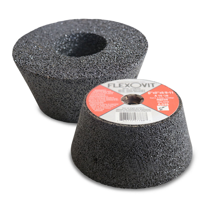 FLEXOVIT - 6X2X5/8-11 T-11 A16QB RESIN CUPSTONES - N6250
