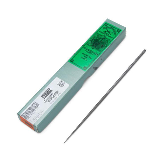 NICHOLSON FILE,6.25",NEEDLE,ROUND,CUT 0,BX - 37779