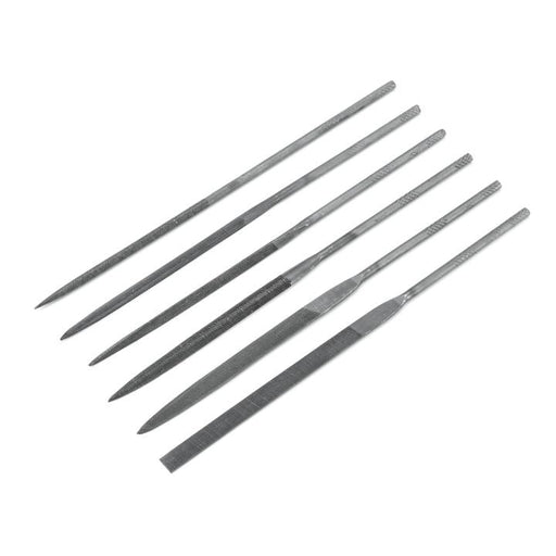 NICHOLSON FILE SET,6PC,SWISS ASSORTMNT,5-1/2",PCH - 42030L