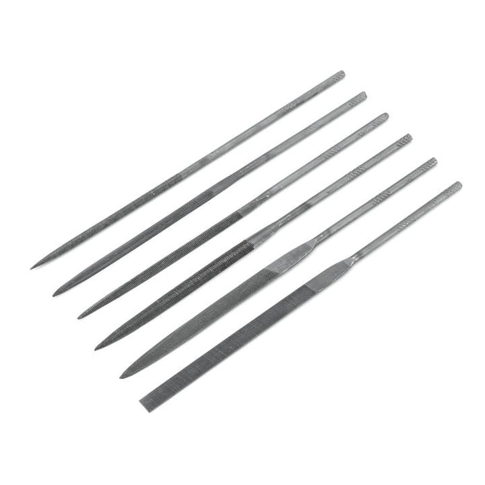 NICHOLSON FILE SET,6PC,SWISS ASSORTMNT,5-1/2",PCH - 42030L