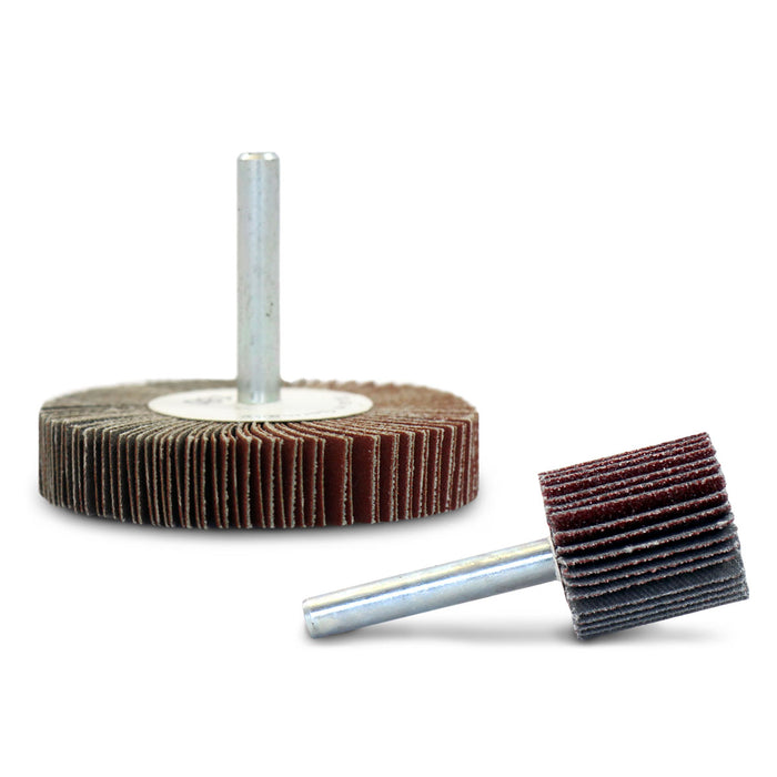 FLEXOVIT - 1"X1/2"X1/4" SHANK A240 MOUNTED FLAP WHEEL - PA208