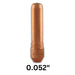 Parker Torchology Bernard Centerfire Style Contact Tip (Pack of 25) - PT-052 - .052"