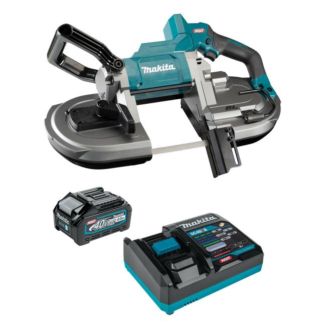 MAKITA - 40VMAX XGT BRUSHLESS PORTABLE BAND SAW, 4.0AH X1KIT - PB002GM101