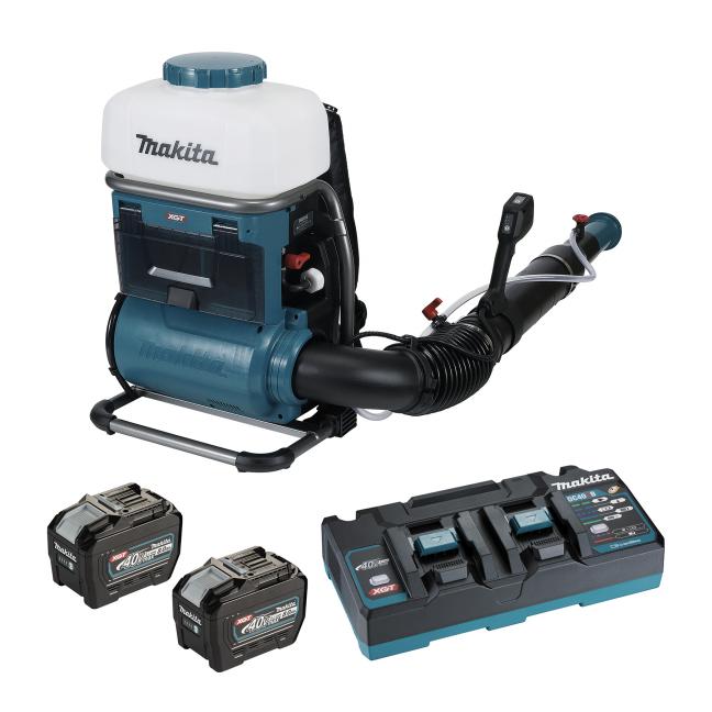 MAKITA - 40VMAX XGT BRUSHLESS 15 L BACKPACK MIST BLOWER, 8.0AH X2KIT - PM001GL201