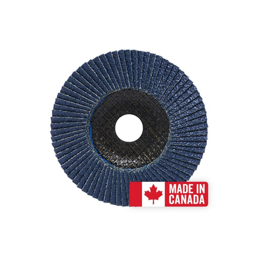 ORIGINAL FLAP DISC - TYPE 29 - STEEL/SS - ZIRCONIA - 6" x 7/8" - #40 - 10,200 rpm