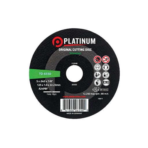 Platinum Original Aluminum Cutting Disc - Type 1 - 5" x .045" x 7/8"