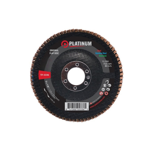 Platinum Original Flap Disc - T29 - Steel/SS/Aluminum - Ceramic - 6" x 7/8" - #40 - 10,200 rpm