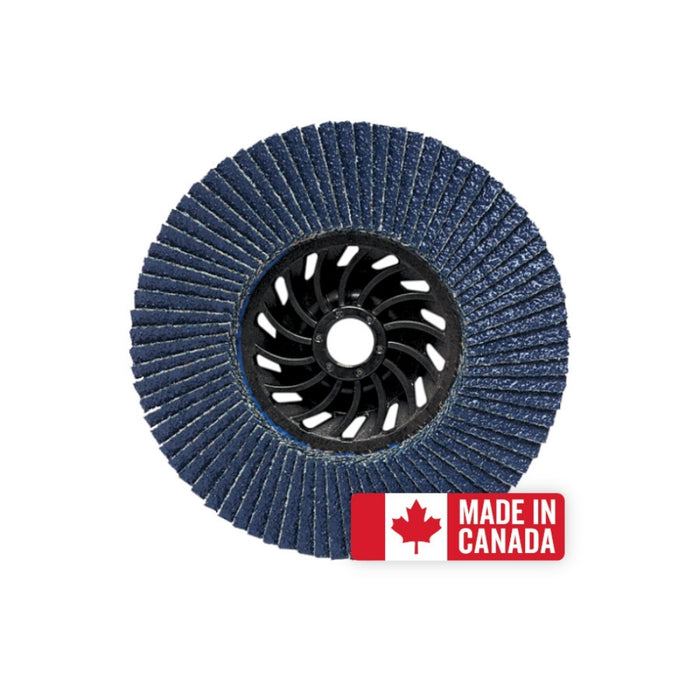 Platinum RAZOR-FLAP ZIRCONIA T27 FLAP DISCS - TP-5926 - 5" x 5/8"-11 - #80 - 12,250 rpm