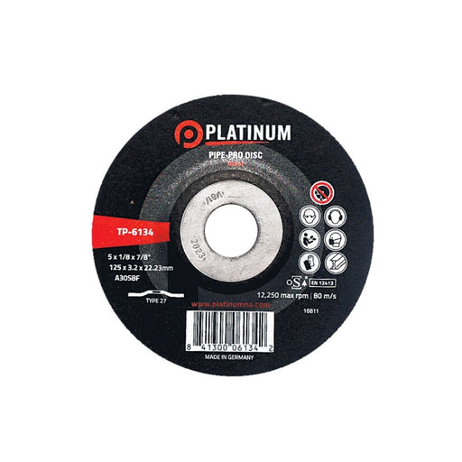 Platinum Pipe-Pro Disc - Type 27 - Steel - 5" x 1/8" x 7/8"