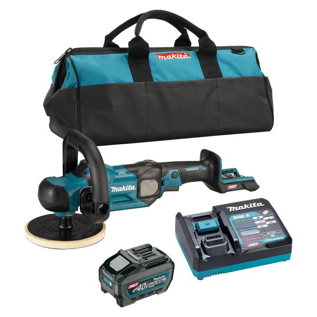 MAKITA - 40VMAX XGT BRUSHLESS 7" POLISHER, 5.0AH X1KIT - PV001GT101