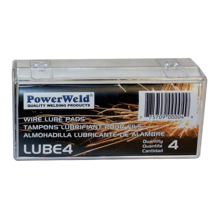 POWERWELD - WIRE LUBE PADS, 4 PER PACKAGE - LUBE4
