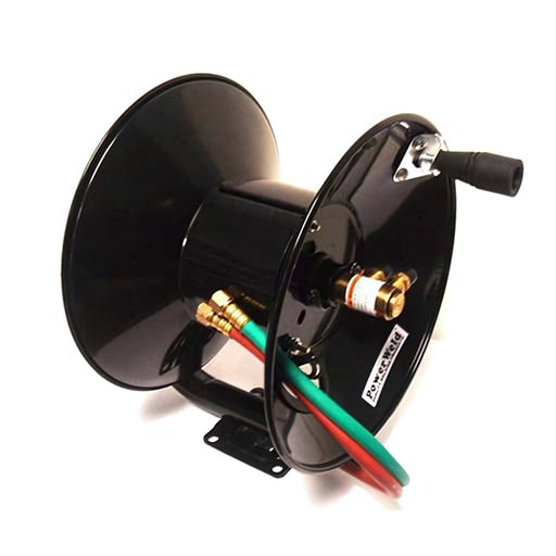 PowerWeld MHR100 Manual Twin Welding Hose Reel, 100' Capacity