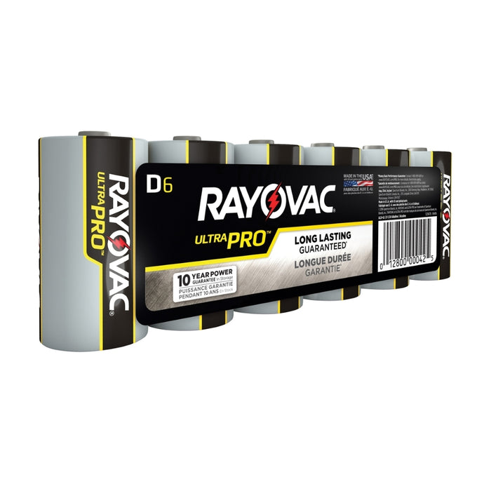 Rayovac® Industrial Alkaline D Batteries (Pack of 8)