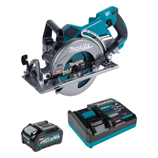 MAKITA - 40VMAX XGT BRUSHLESS 7-1/4" CIRCULAR SAW, 4.0AH X1KIT - RS001GM101