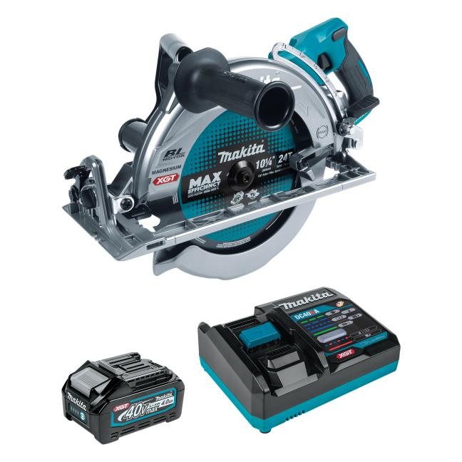 MAKITA - 40VMAX XGT BRUSHLESS 10-1/4" CIRCULAR SAW W/AWS, 4.0AH X1KIT - RS002GM101