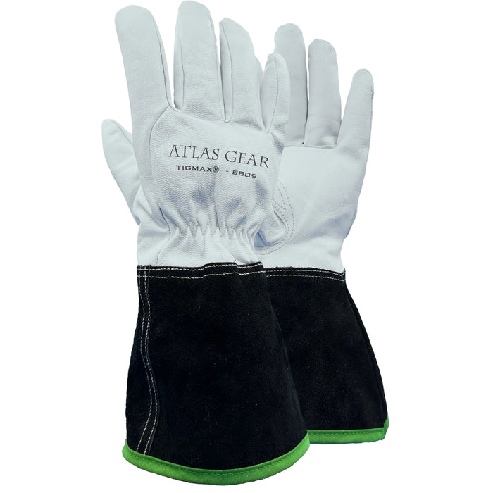 ATLAS WORKWEAR - S809 TIGMAX LEATHER WELDING GLOVES [XL] - S809XL