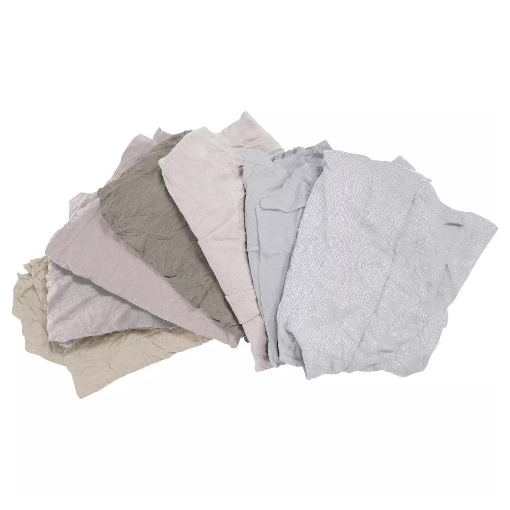 RMP - RECYCLED MATERIAL WIPING RAGS, COTTON, WHITE, [25LBS] - PF689 ...