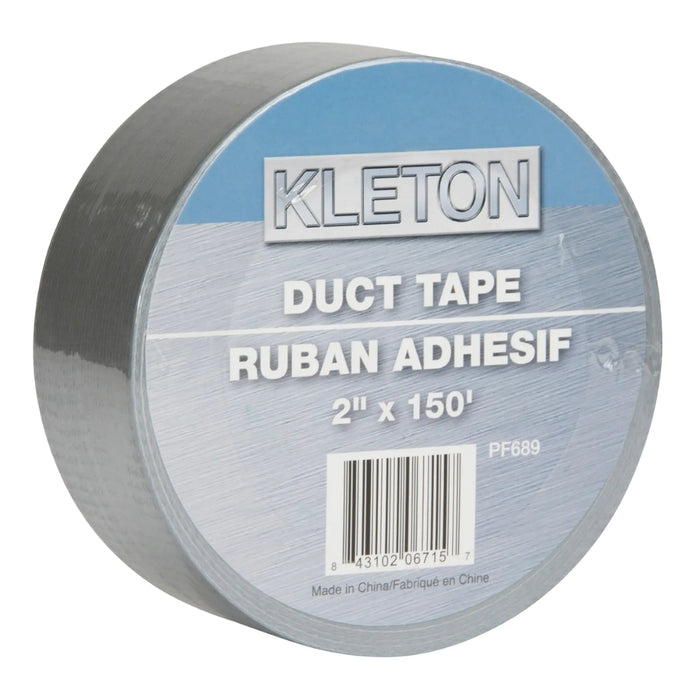 Utility Grade Duct Tape, 6 mils, Silver, 50 mm (2") x 45 m (148')