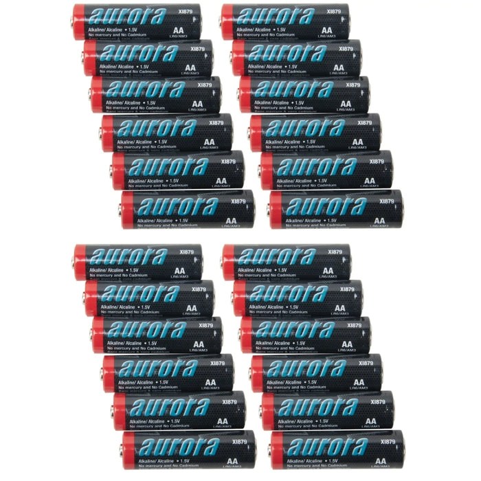 Aurora Alkaline Battery - AA (Pack of 24)