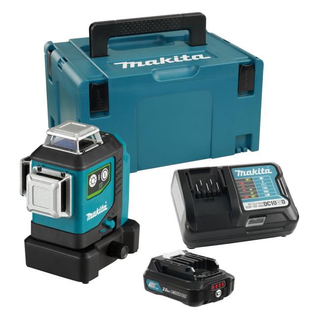 MAKITA - 12VMAX CXT GREEN MULTI LINE LASER, 2.0AH X1KIT - SK700GDWAJ