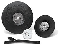 FLEXOVIT - 7X5/8-11 MEDIUM BACKING PAD FOR RESIN FIBER SANDING DISCS - SK7060