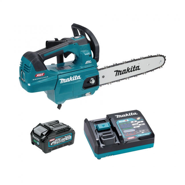 MAKITA - 40VMAX XGT BRUSHLESS 12" TOP HANDLE CHAINSAW, 4.0AH X1KIT - UC003GM101