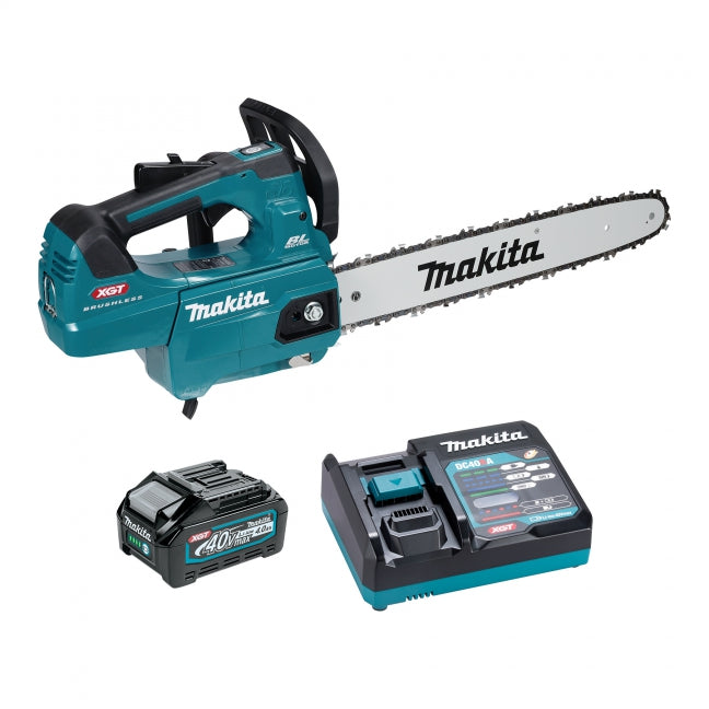 MAKITA - 40VMAX XGT BRUSHLESS 16" TOP HANDLE CHAINSAW, 4.0AH X1KIT - UC005GM101