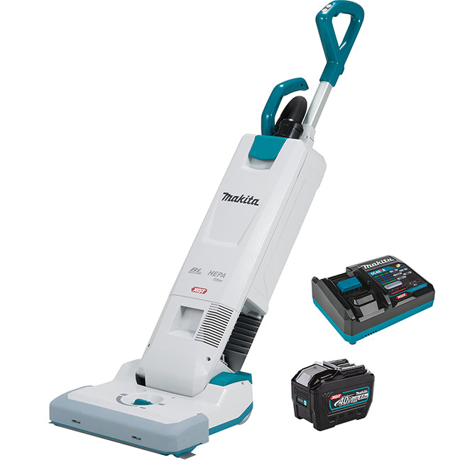 MAKITA - 40VMAX XGT BRUSHLESS 5 L UPRIGHT VACUUM CLEANER, 8.0AH X1KIT - VC010GL101