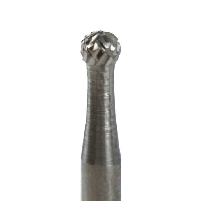 FLEXOVIT - 1/8X1/8X1/8SH SD-42 BALL MINIATURE BUR DOUBLE CUT - VD12C1