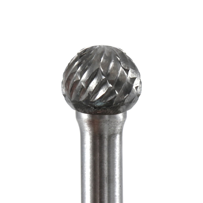 FLEXOVIT - 1/4X3/16X1/4SH SD-1 BALL CARBIDE BUR DOUBLE CUT - VD15D2