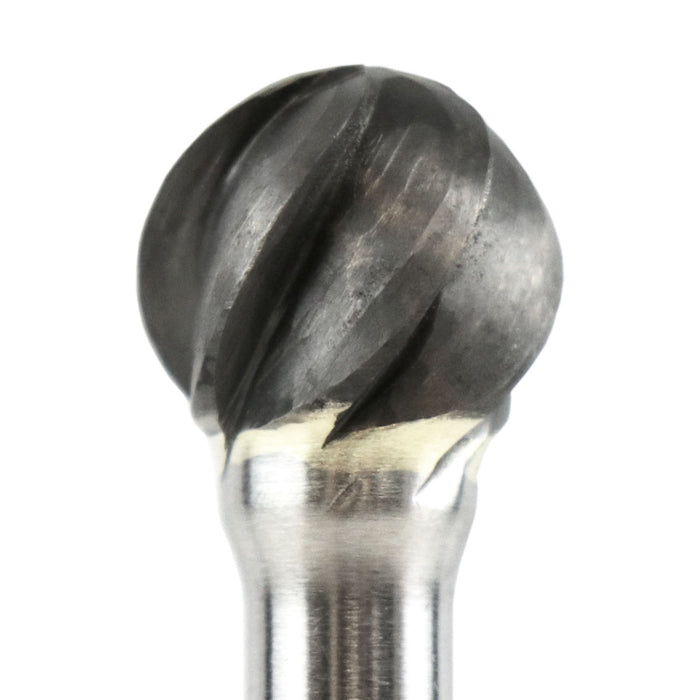 FLEXOVIT - 1/2X7/16X1/4SH SD-5 BALL CARBIDE BUR ALUMINUM CUT - VD20K5