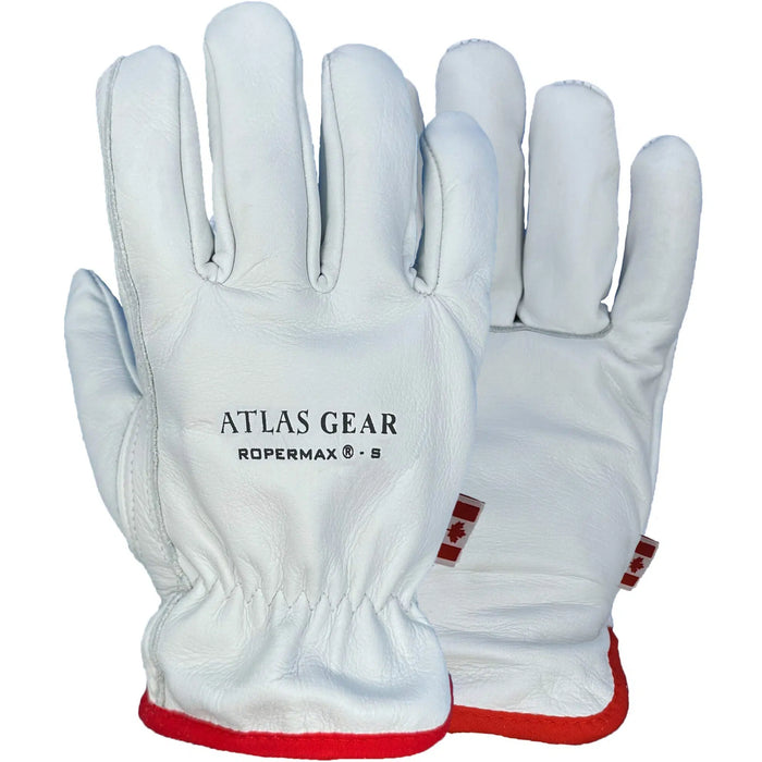 ATLAS WORKWEAR - W805 ROPERMAX LEATHER GLOVES [WINTER] [XL] - W805XL