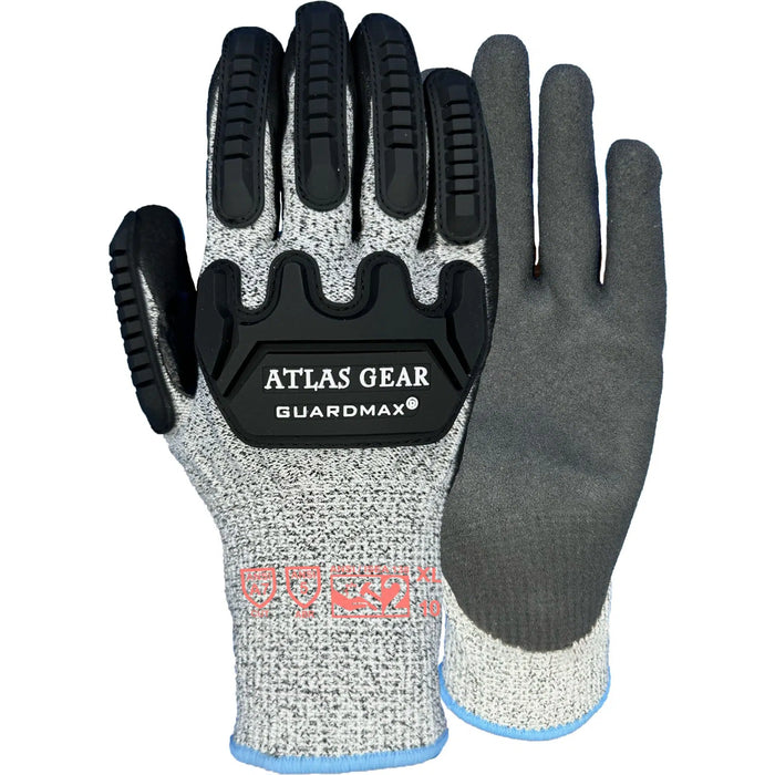 ATLAS WORKWEAR - W806 GUARDMAX HIGH DEXTERITY IMPACT GLOVES [WINTER] [XL] - W806XL