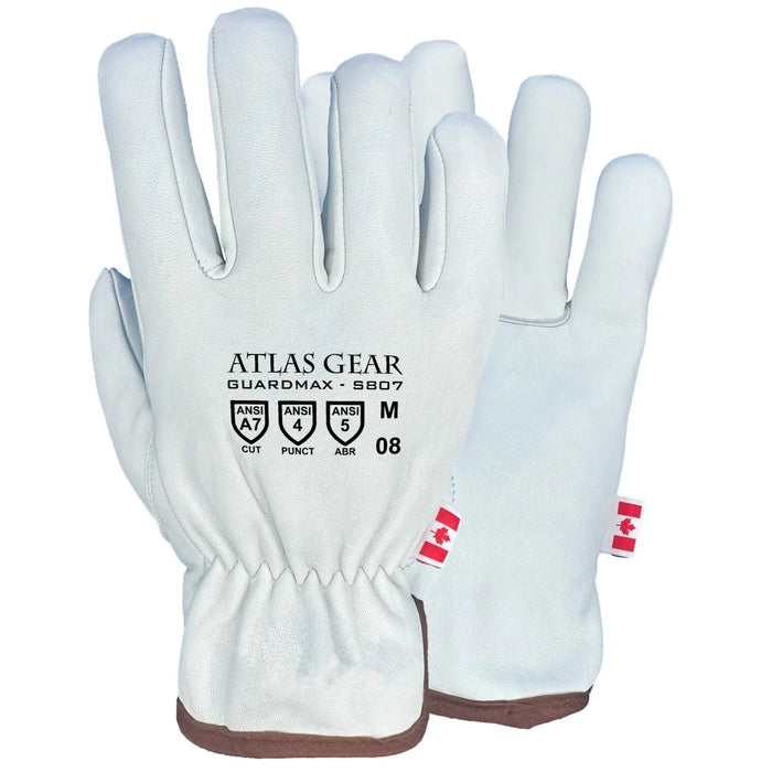 ATLAS WORKWEAR - W807 GUARDMAX LEATHER UTILITY GLOVES [WINTER] [XL] - W807XL