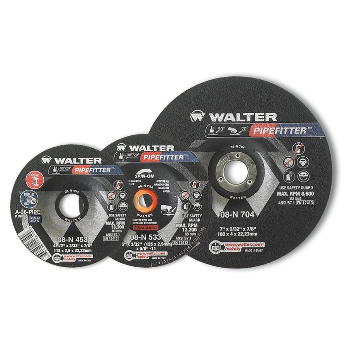 Walter 7X1/8 PIPEFITTER WHEEL