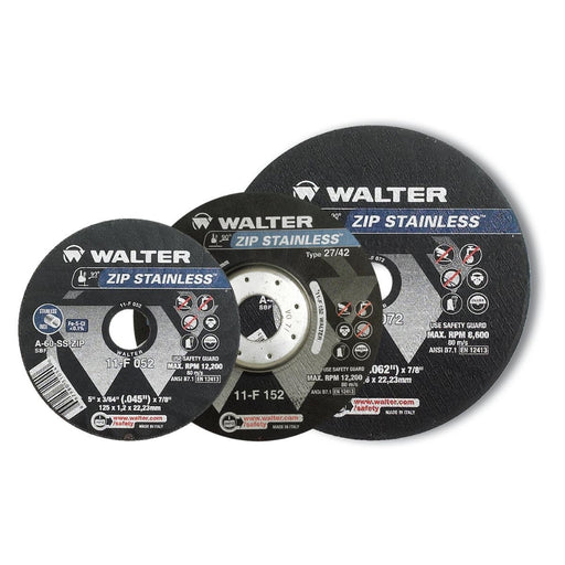 Walter ZIP Cut, Stainless Steel, 6"X3/64"(0.045")X 7/8"