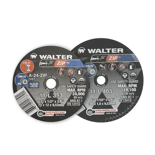 Walter ZIP™ Cut Off Wheel - 11L233 - 2 " x 1/4 " x 3/8 "