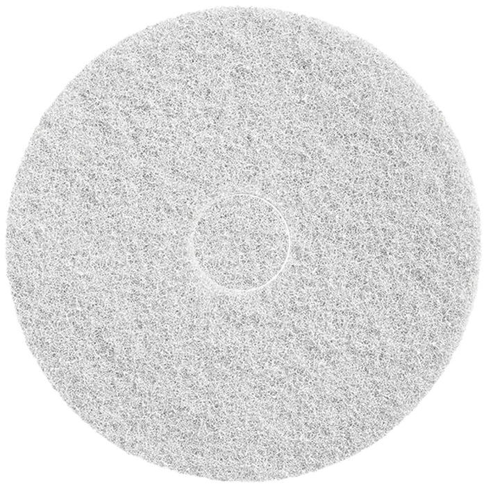 FLEXOVIT -  12" X 1"  WHITE  POLISHING NYLON FLOOR PAD - X1828