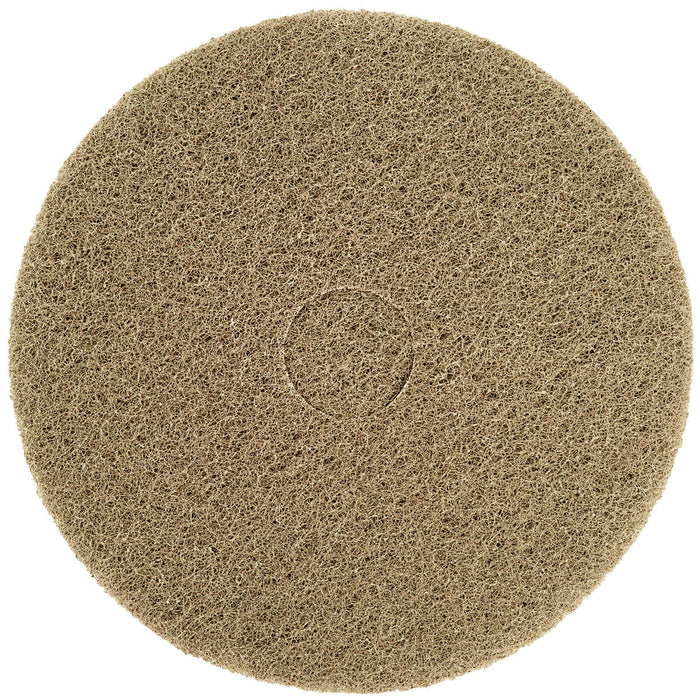 FLEXOVIT -  15" X 1"  TAN  BUFFING NYLON FLOOR PAD - X1857