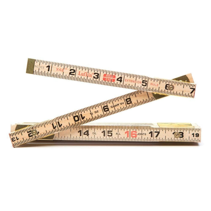 LUFKIN - FOLDING RULE, 6', WOOD, EXT, SENS, 3PK - X46SLN