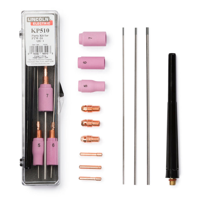 LINCOLN ELECTRIC - PARTS KIT FOR 20H-320 AND PTW-20 TIG TORCHES - KP510