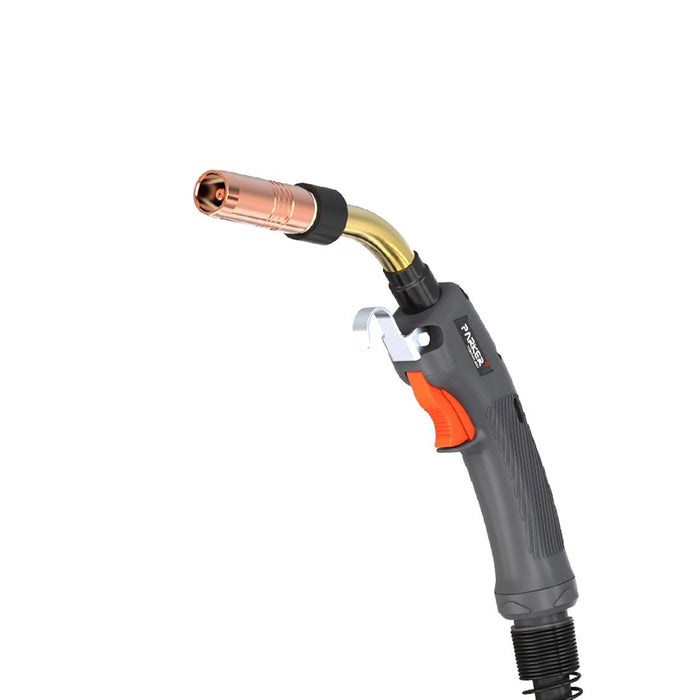 PARKER TORCHOLOGY - BERNARD STYLE MIG GUN, 400A, .035" TO .045", 25', TWECO CONNECTION W/ BELL PLUG - P4E425LPB