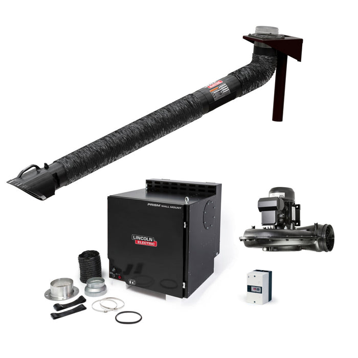 LINCOLN ELECTRIC - PRISM® WALL MOUNT MECHANIZED CLEANING ONE PAK®, SINGLE TELESCOPIC 5-8 FT. ARM, STARTER - K4468-13