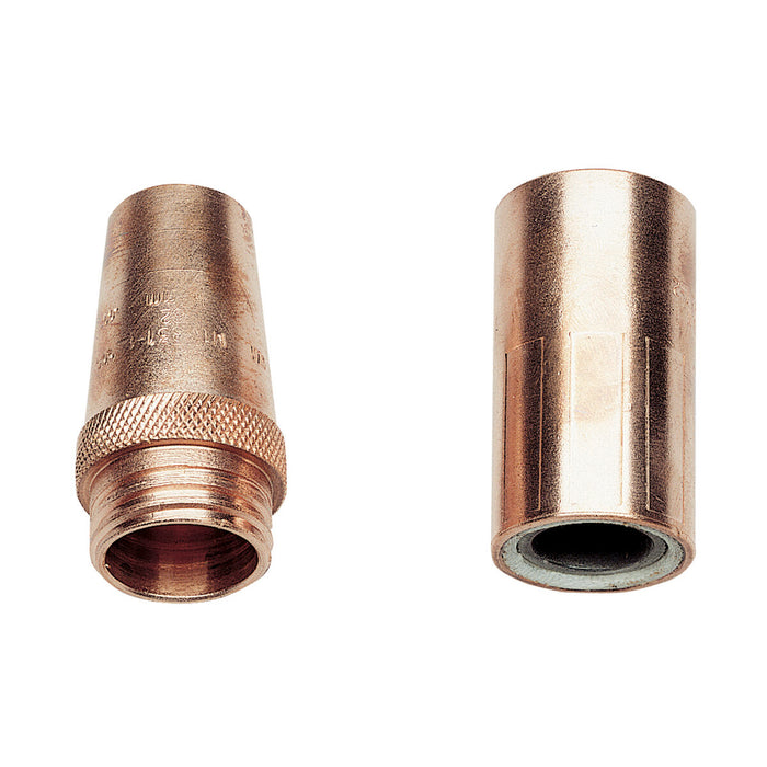 LINCOLN ELECTRIC - GAS NOZZLE COARSE THREAD .62 IN (15.7 MM) INNER DIAMETER - KP25CT-62